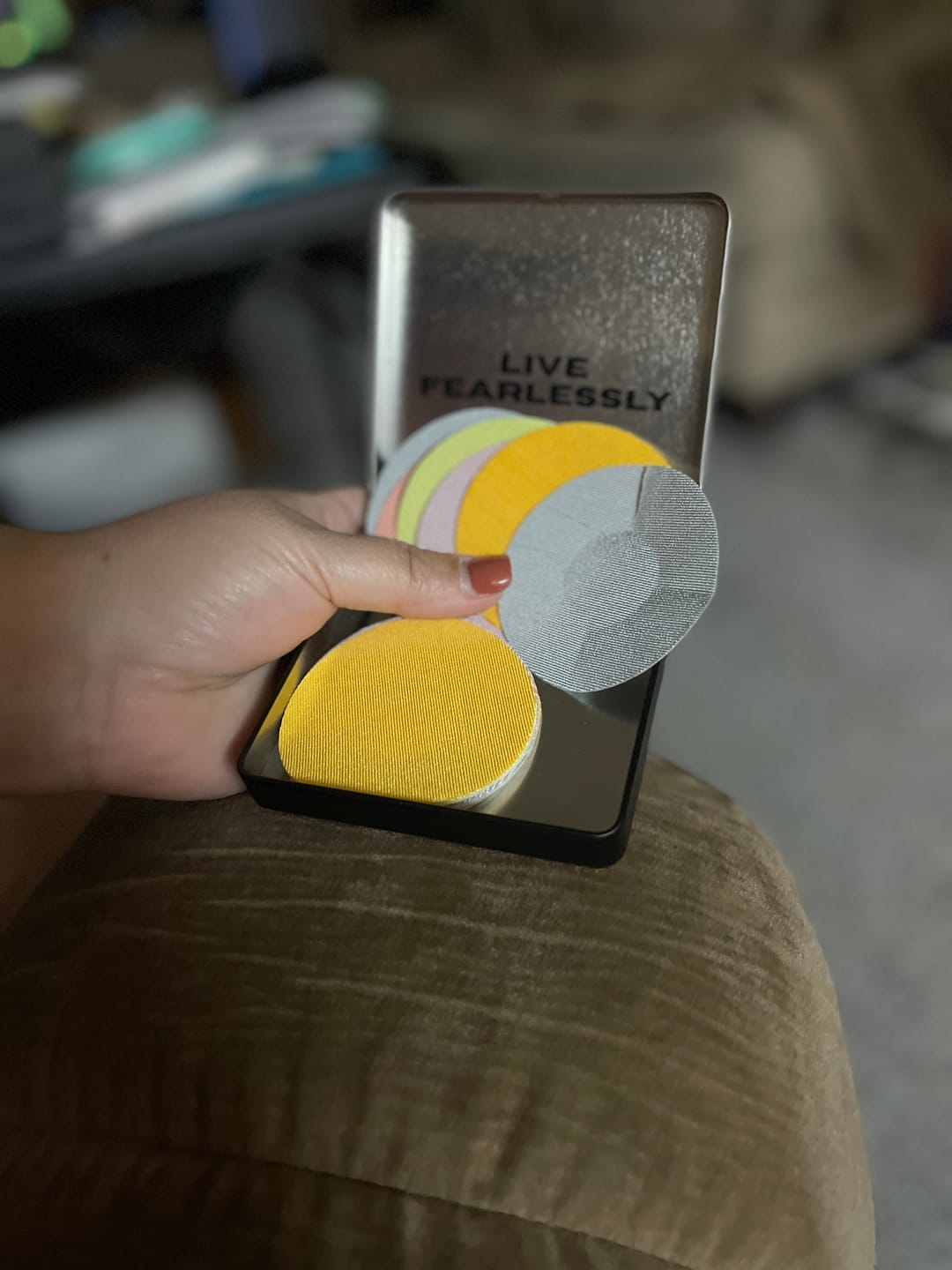Customer photo review of The Grip Tin
