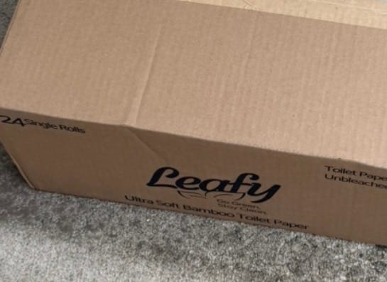 Customer photo review of Leafy EarthCloud Bamboo - 24 roll 2 ply