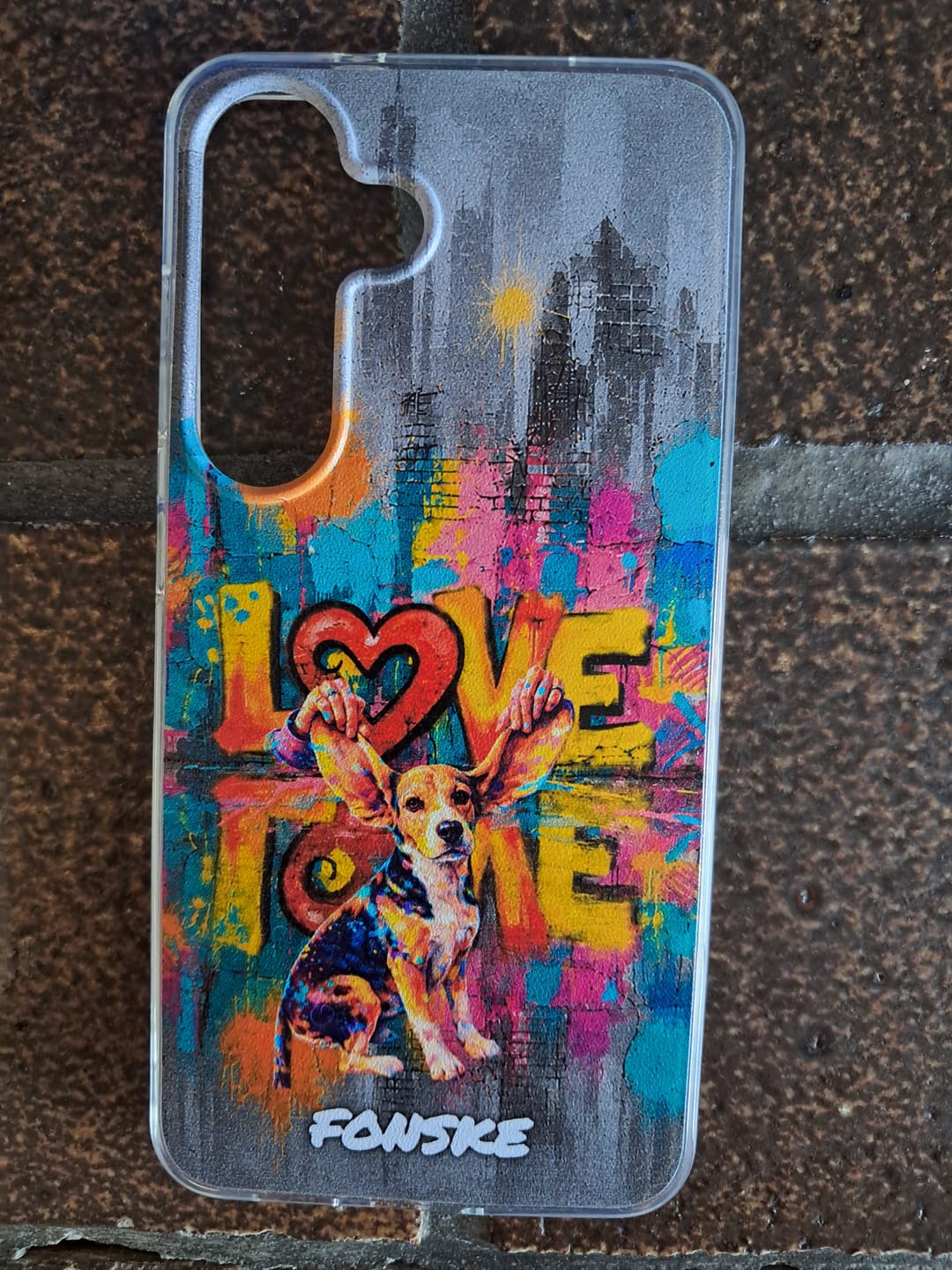 Customer photo review of Streetart - Gepersonaliseerd telefoonhoesje