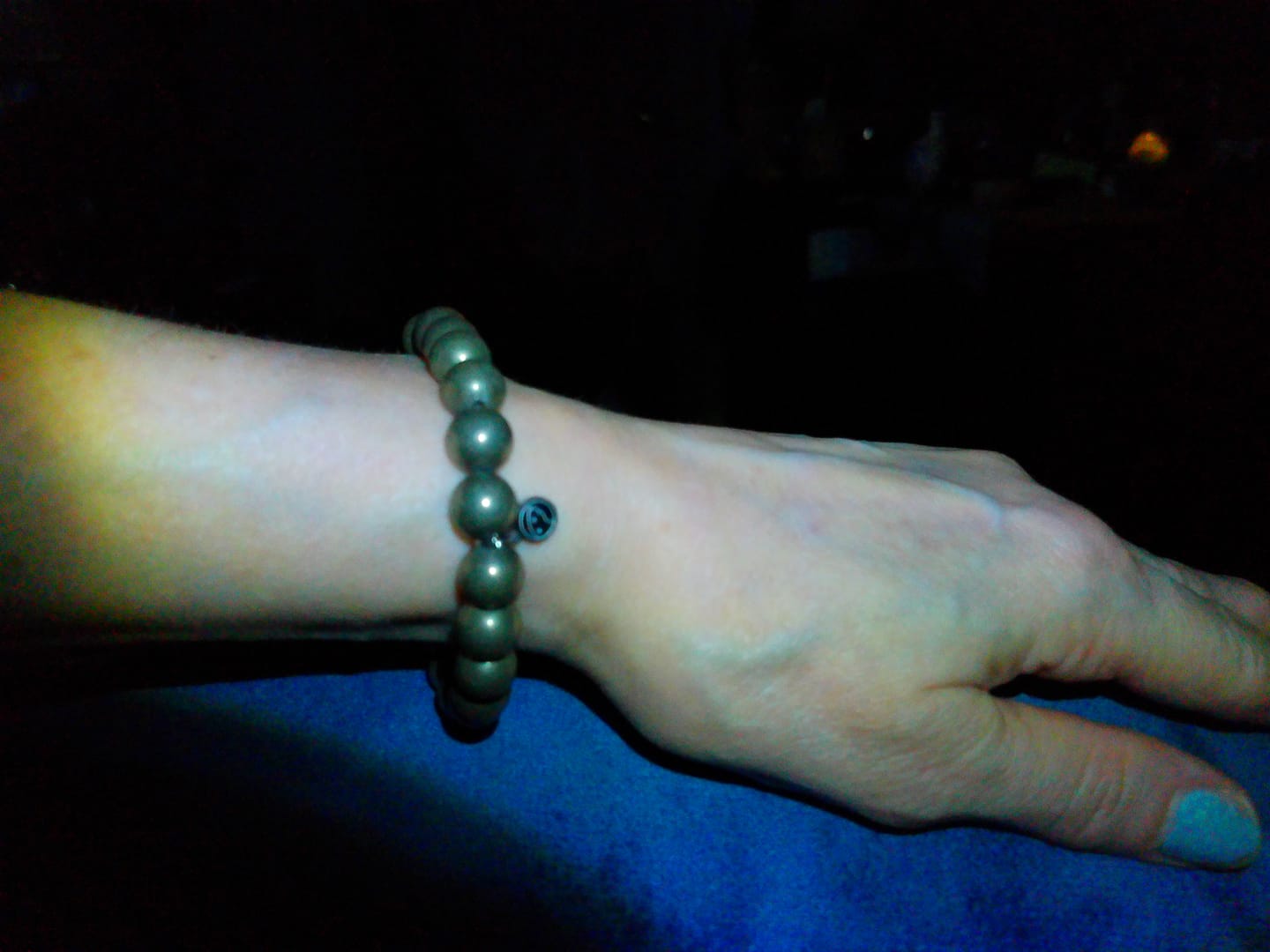 Customer photo review of Pyrite Bracelet