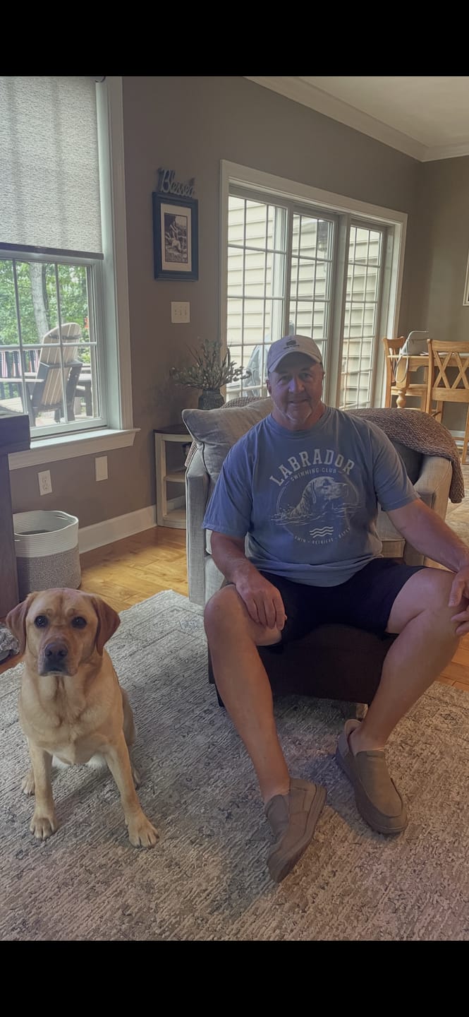 Customer photo review of Labrador Swimming Club Premium Tee