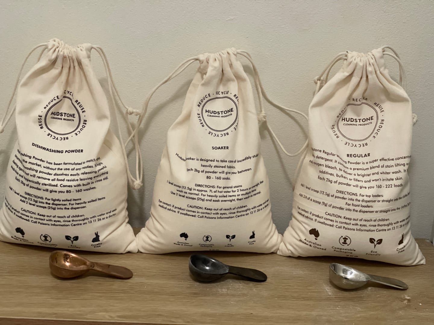 Customer photo review of Hudstone Powder Pack (Free Shipping - Scoops included)