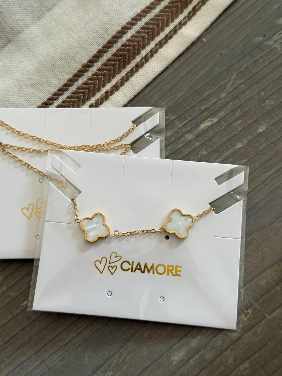 Customer photo review of White Clover Armband