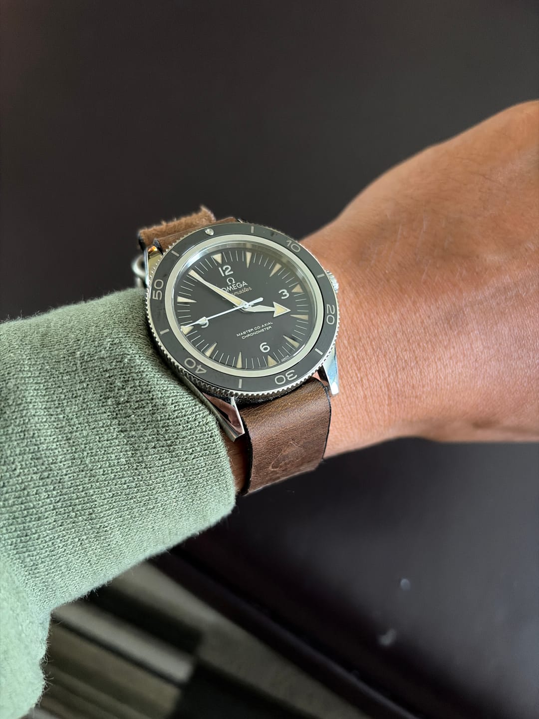 Customer photo review of W.O.E. Leather Single Pass Strap