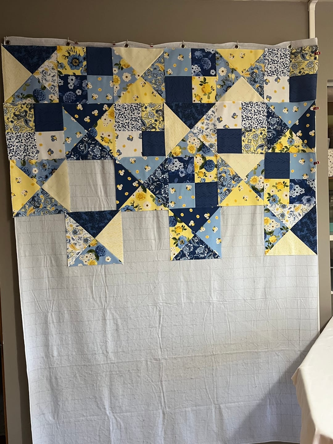 Customer photo review of True Fabrics - Sunshine Blooms - Fabric by the yard
