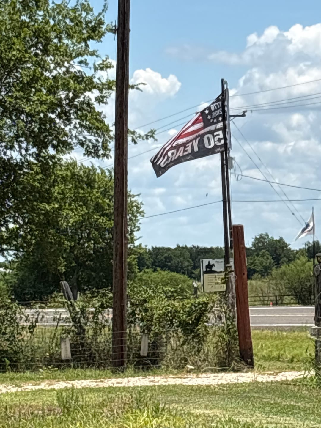 Customer photo review of 1776-2026 America 250 Flag | 250th Anniversary 3x5 Banner