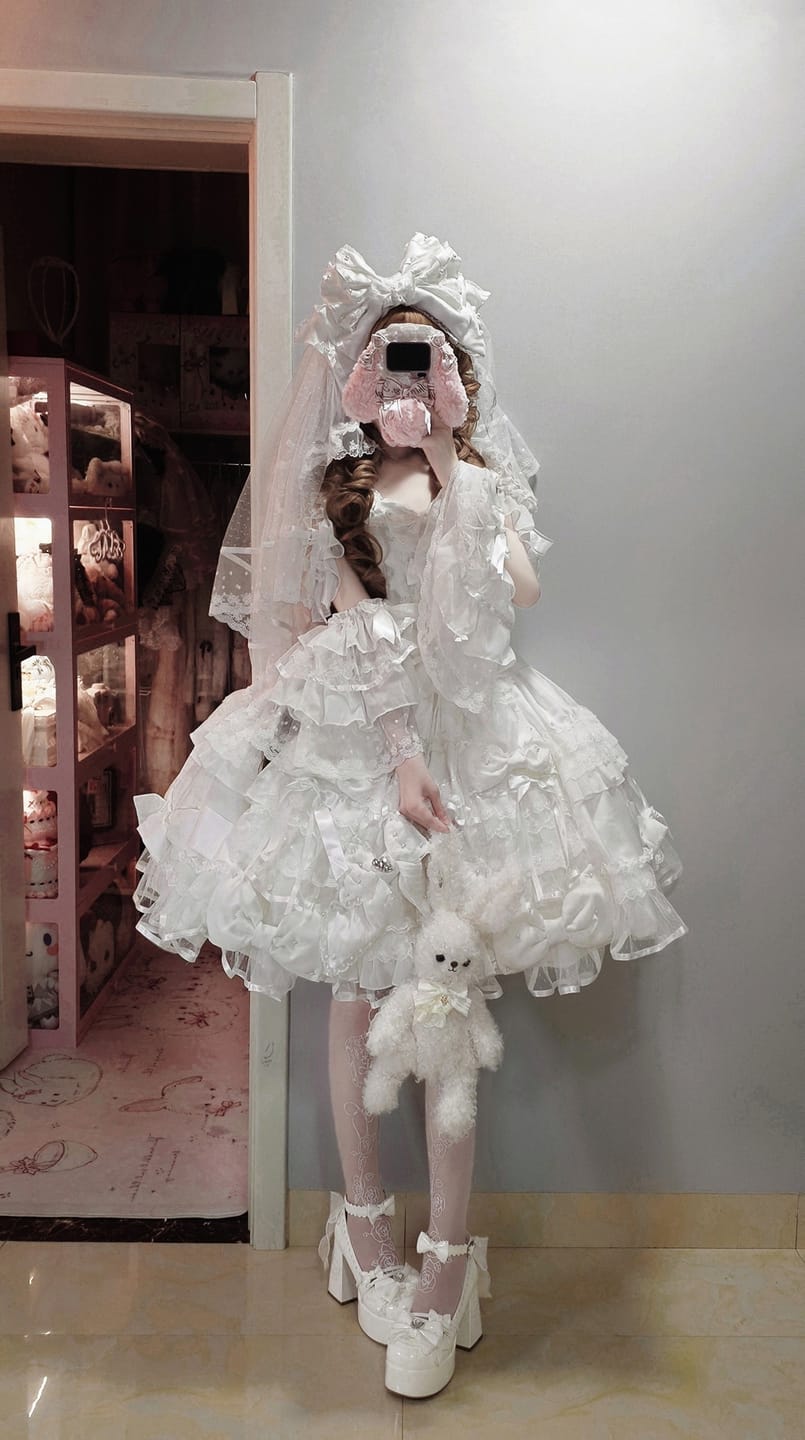 Customer photo review of Kitty Heart Platform Mary Jane Heels