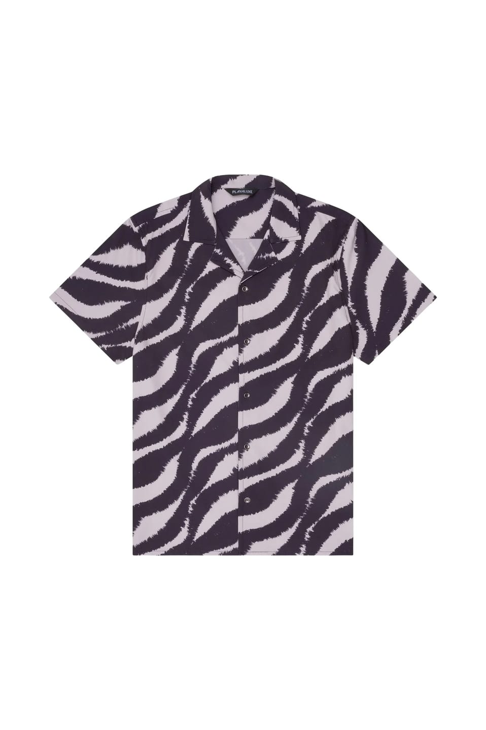 Customer photo review of Saint Tropez Cabana Shirt – Black Wave