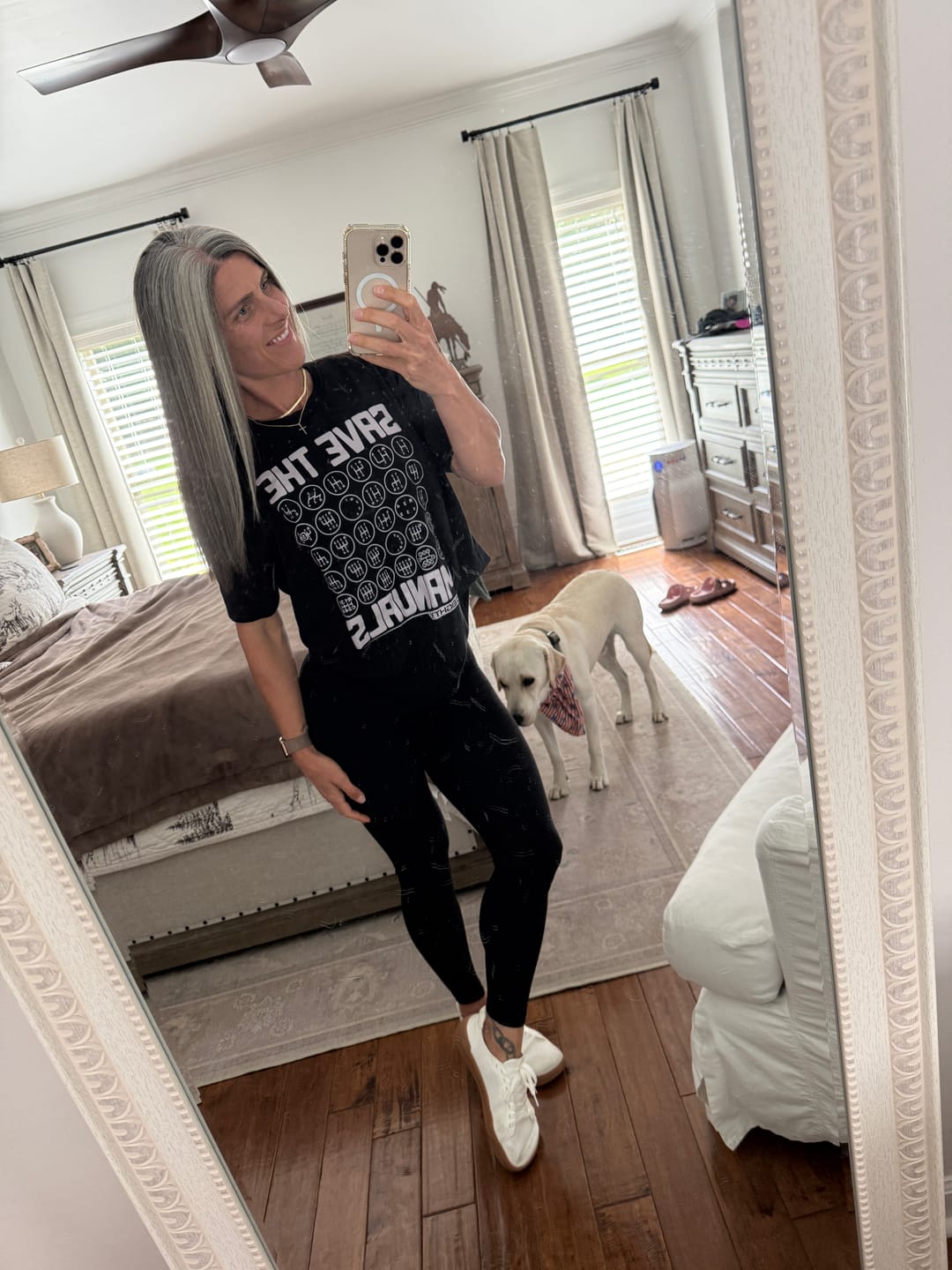 Customer photo review of 80Eighty® Save The Manuals Shirt