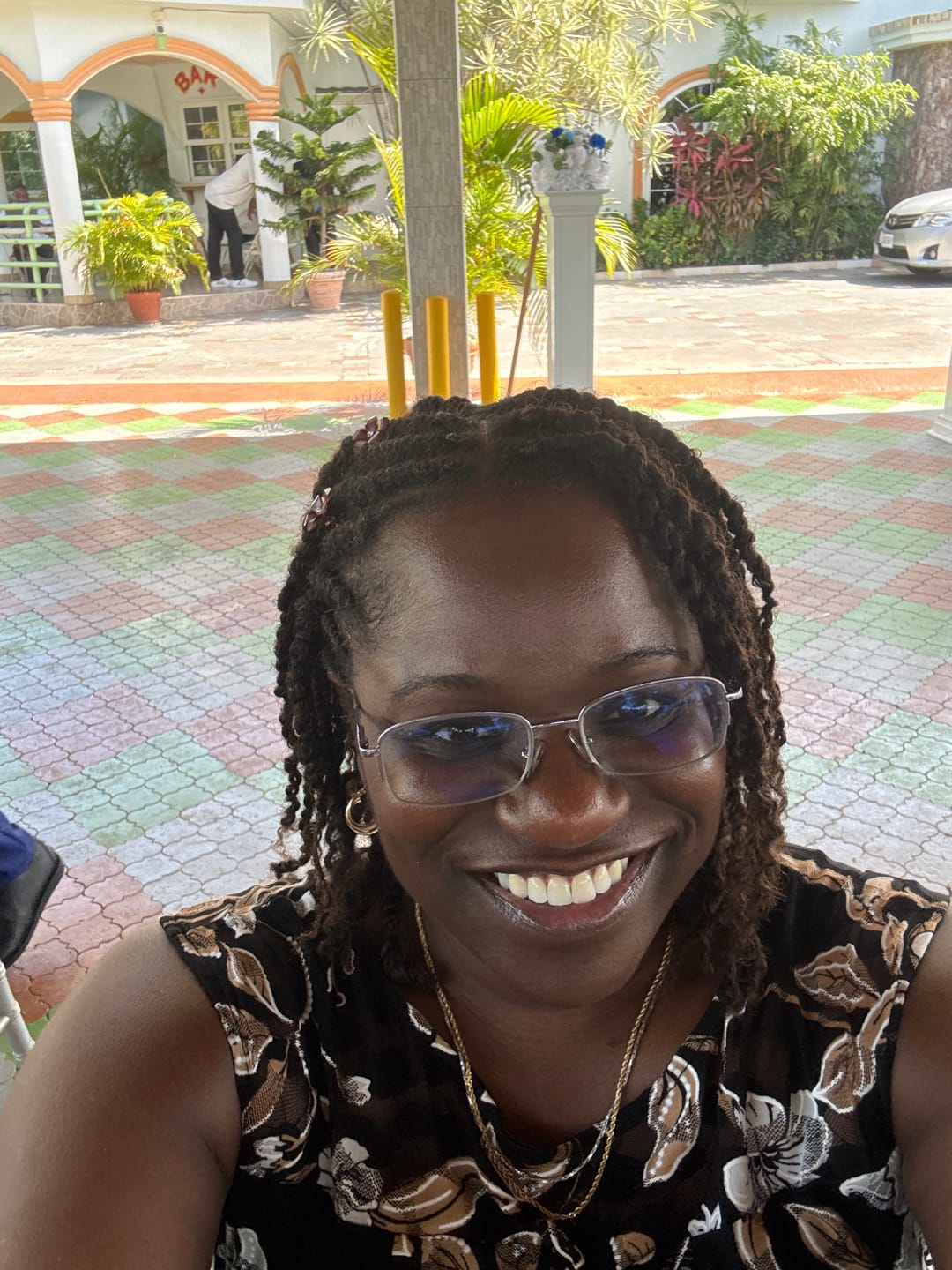 Customer photo review of Outre X-Pression 100% Remy Human Hair Pre-Fluffed Braids - 3X SPRING AFRO BULK 16"