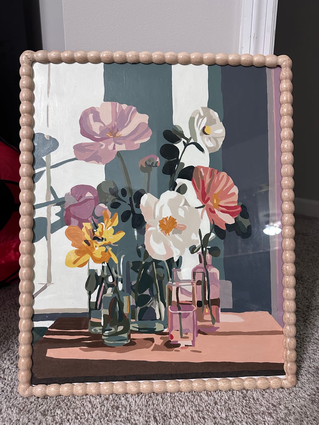 Customer photo review of Beauty in glass | Paint by Number
