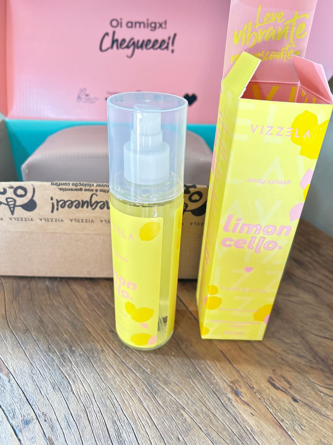 Customer photo review of Body Splash Deo Colônia Limoncello – Vizzela