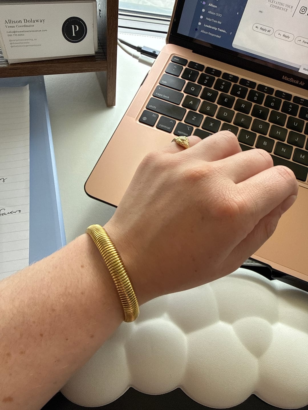 Customer photo review of Ibiza Chunky Bangle (Bundle)