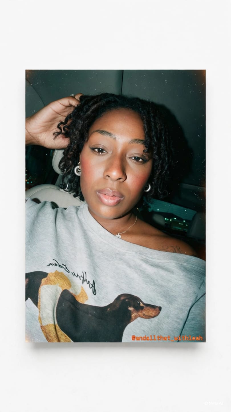 Customer photo review of Aelfric Eden Dachshund Off-The-Shoulder Tee