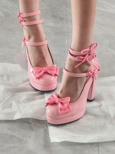 Customer photo review of Sparkling Barbie Lolita Mary Jane