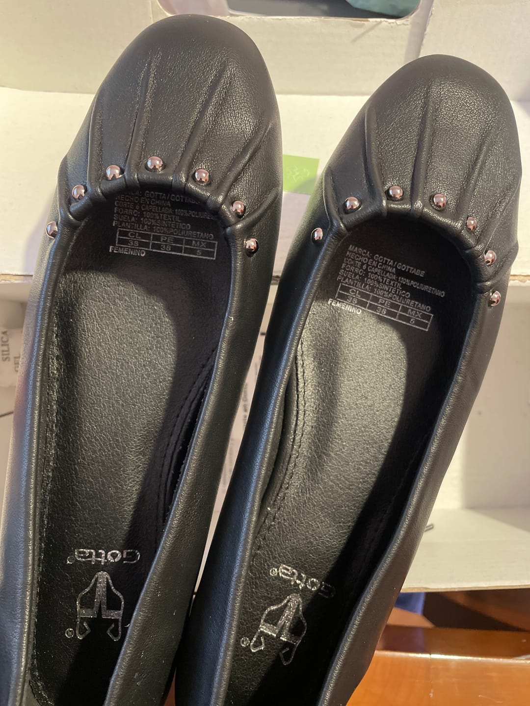 Customer photo review of Ballerina Plano Negro Mujer 54040
