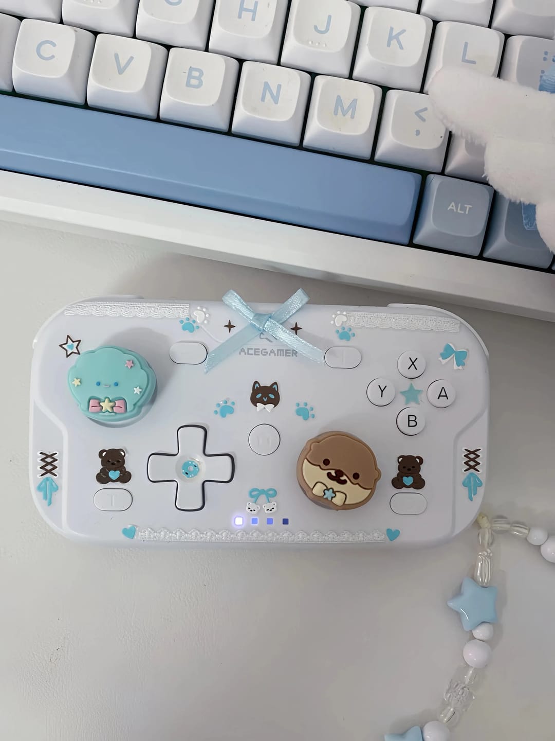 Customer photo review of AceGamer T50 White Wireless Pocket Controller
