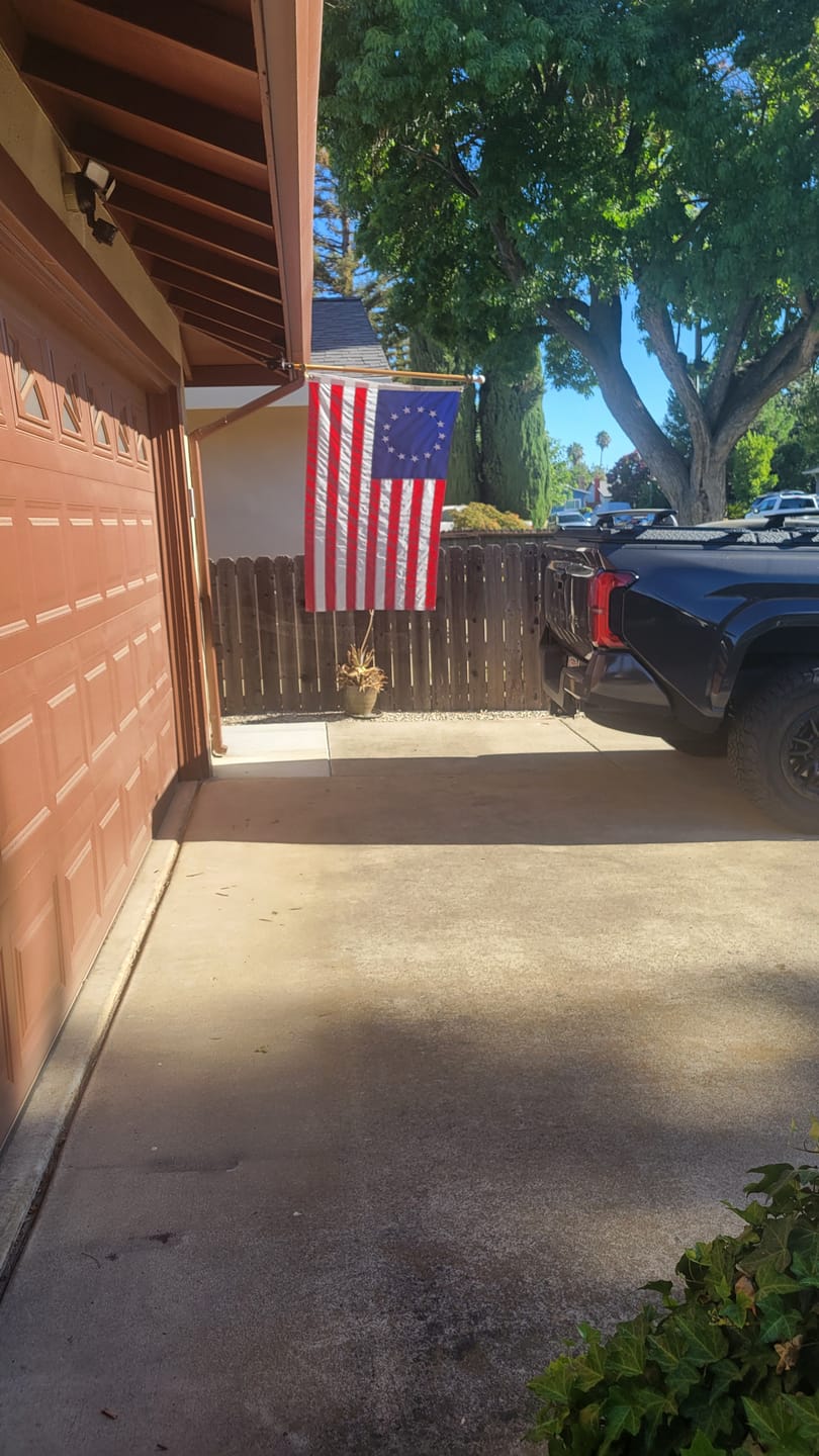 Customer photo review of 3' x 5' Betsy Ross Flag