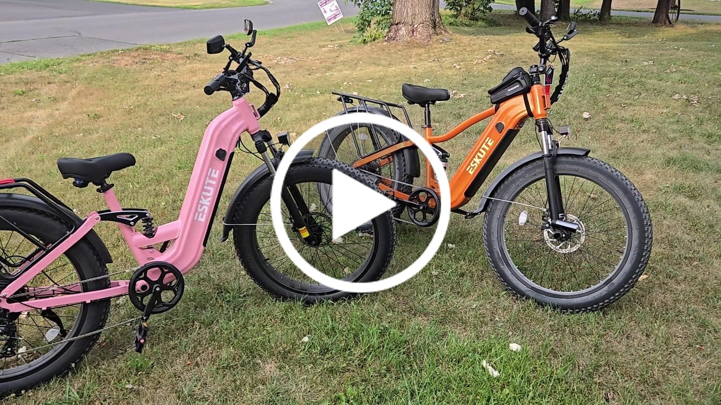 Customer video review of Eskute® C300R ST All-Terrain Electric Bike