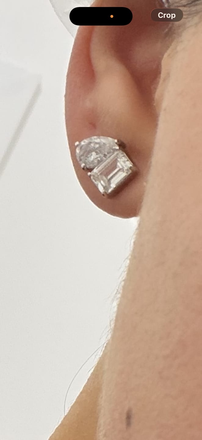 Customer photo review of SESTRA STUDS - SILVER