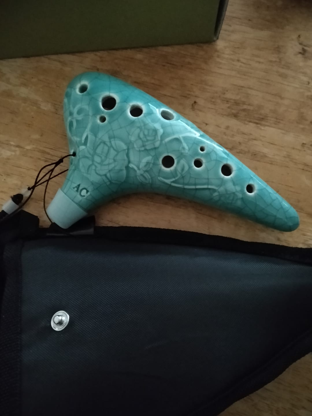 Customer photo review of Stein 12-Hole Alto C Ocarina Rose Series