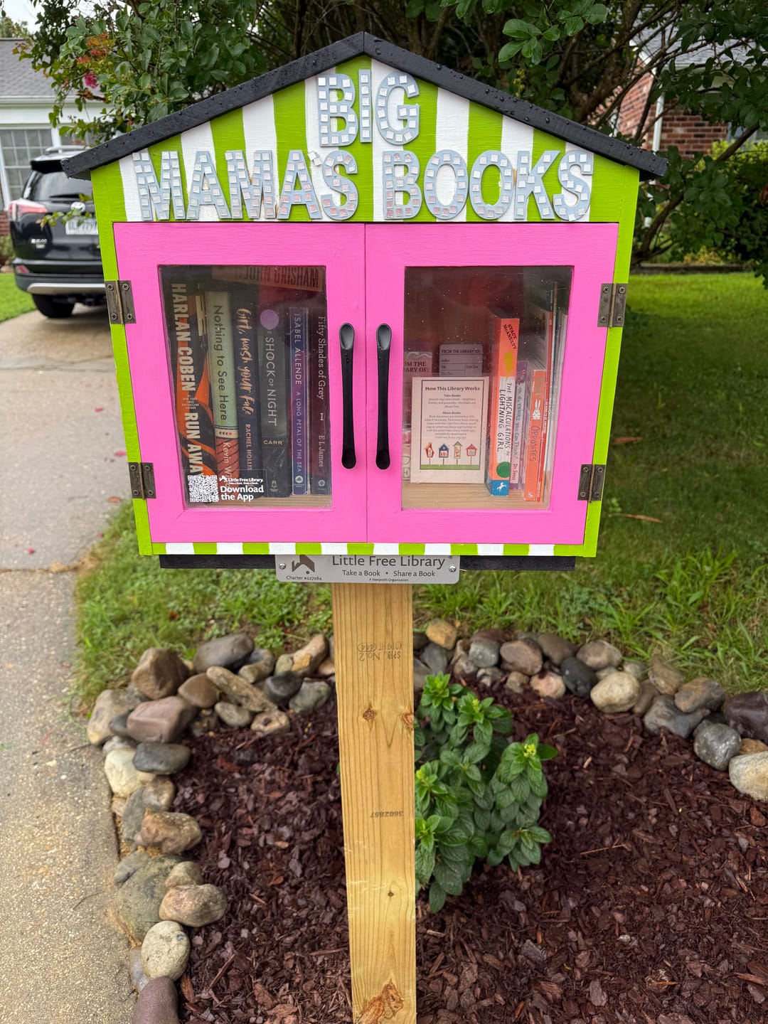 Customer photo review of Little Free Library Official Charter Sign