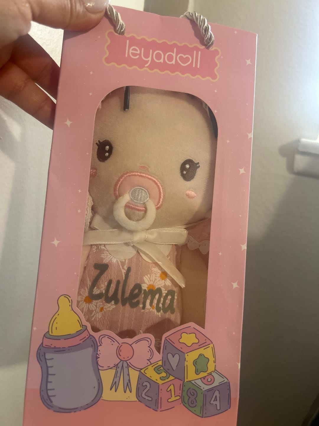 Customer photo review of Personalized Daisy Baby Girl