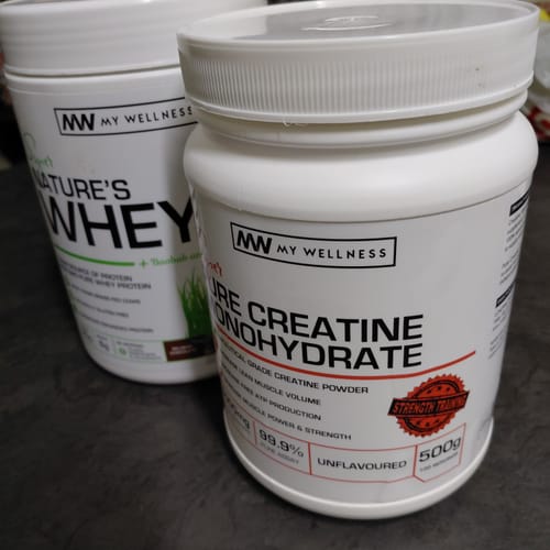 Customer photo review of My Wellness Pure Creatine Monohydrate
