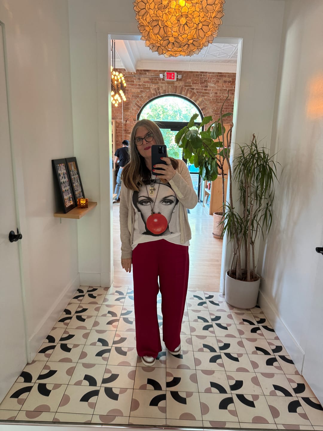 Customer photo review of Twiggy Bubblegum T-Shirt