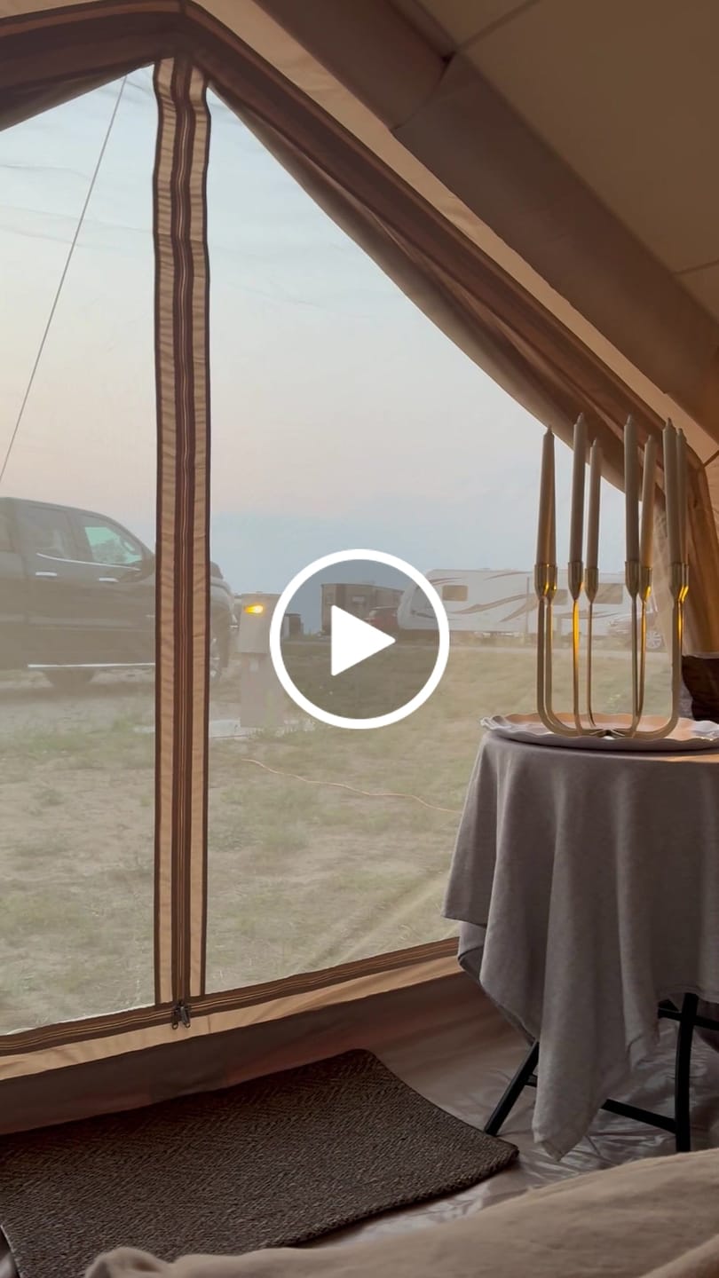 Customer video review of Ground Sheet PVC for Coody 13.6 Airtent