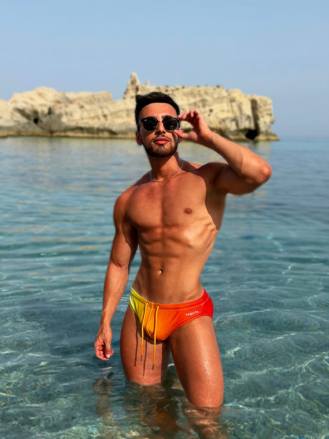 Customer photo review of Calypso Ombré - Enhancing Swim Brief