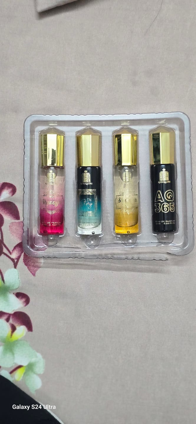 Customer photo review of Perfume Gift Set 4 Pcs Premium Perfume Spray