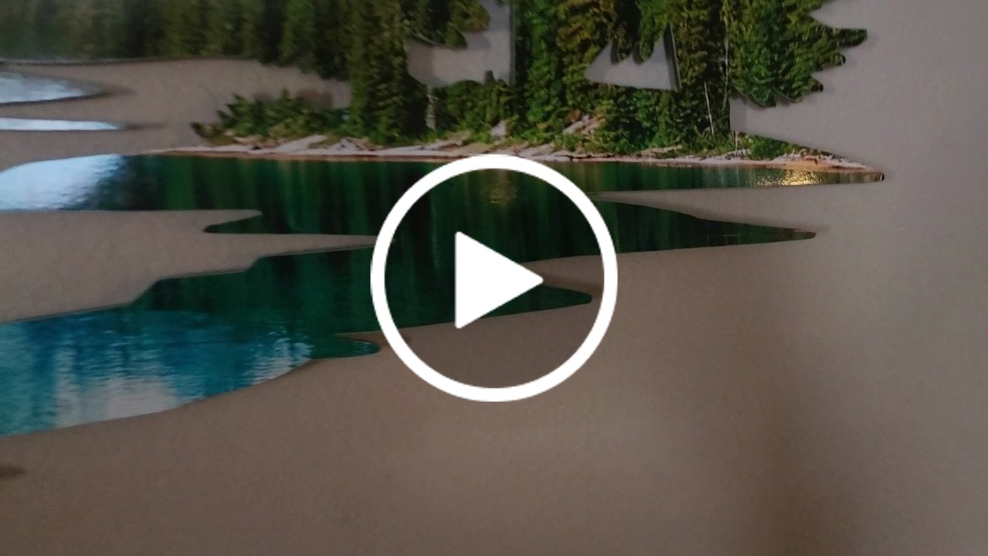Customer video review of Banff National Park Printed Wall Art