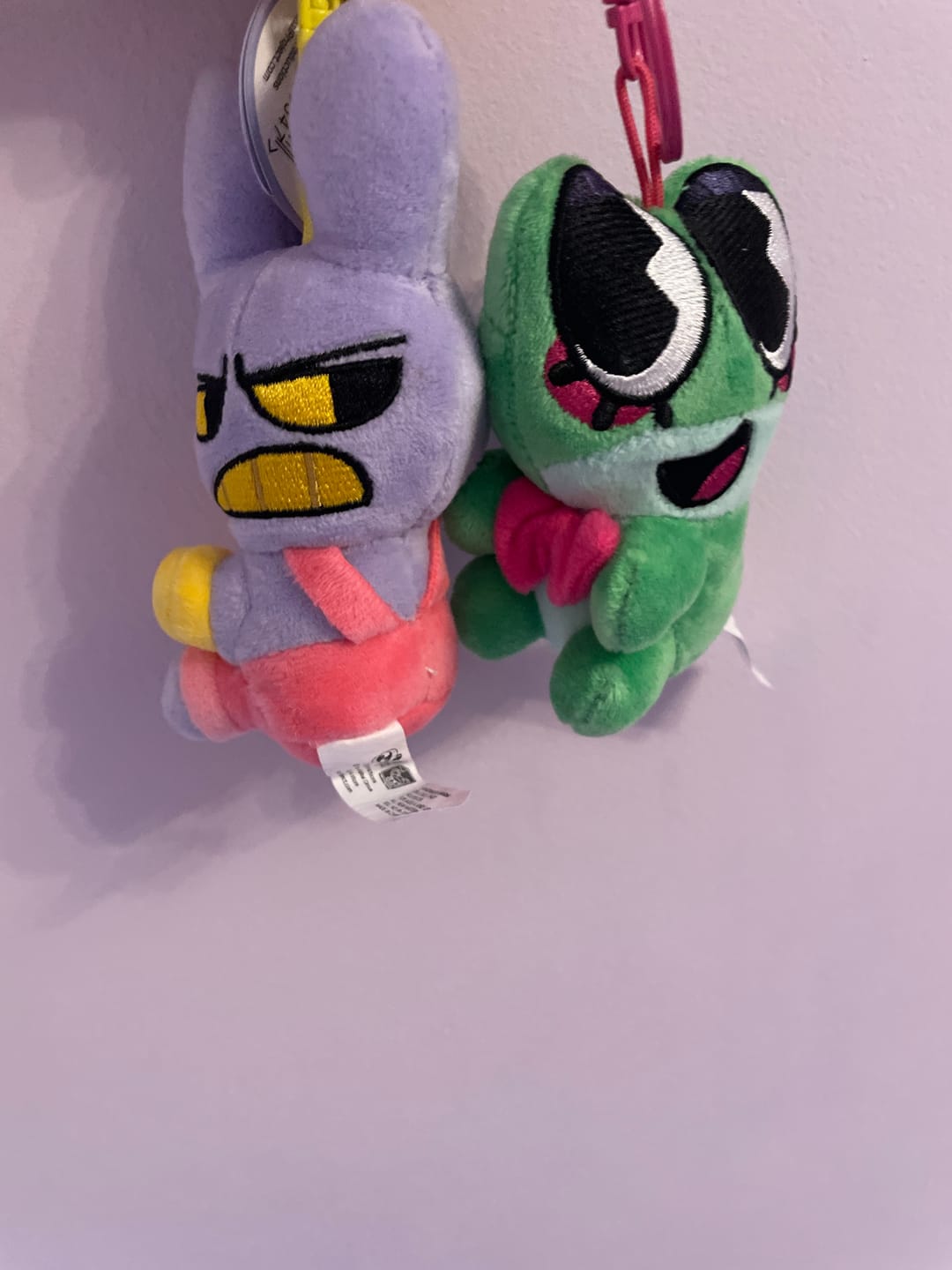Customer photo review of Jax & Ribbit Magnetic Plush Keychains