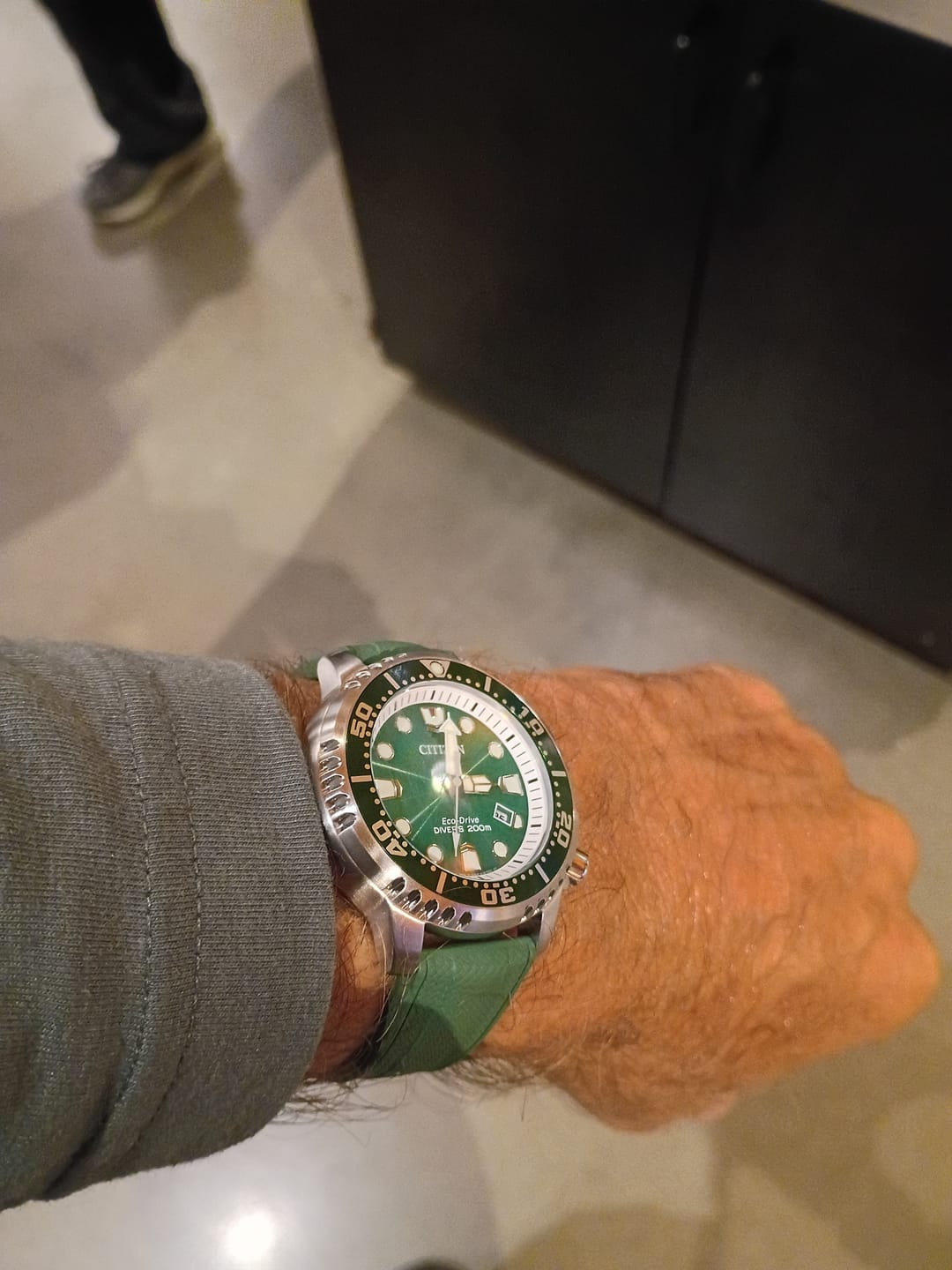 Customer photo review of Shark Skin Rubber - Green