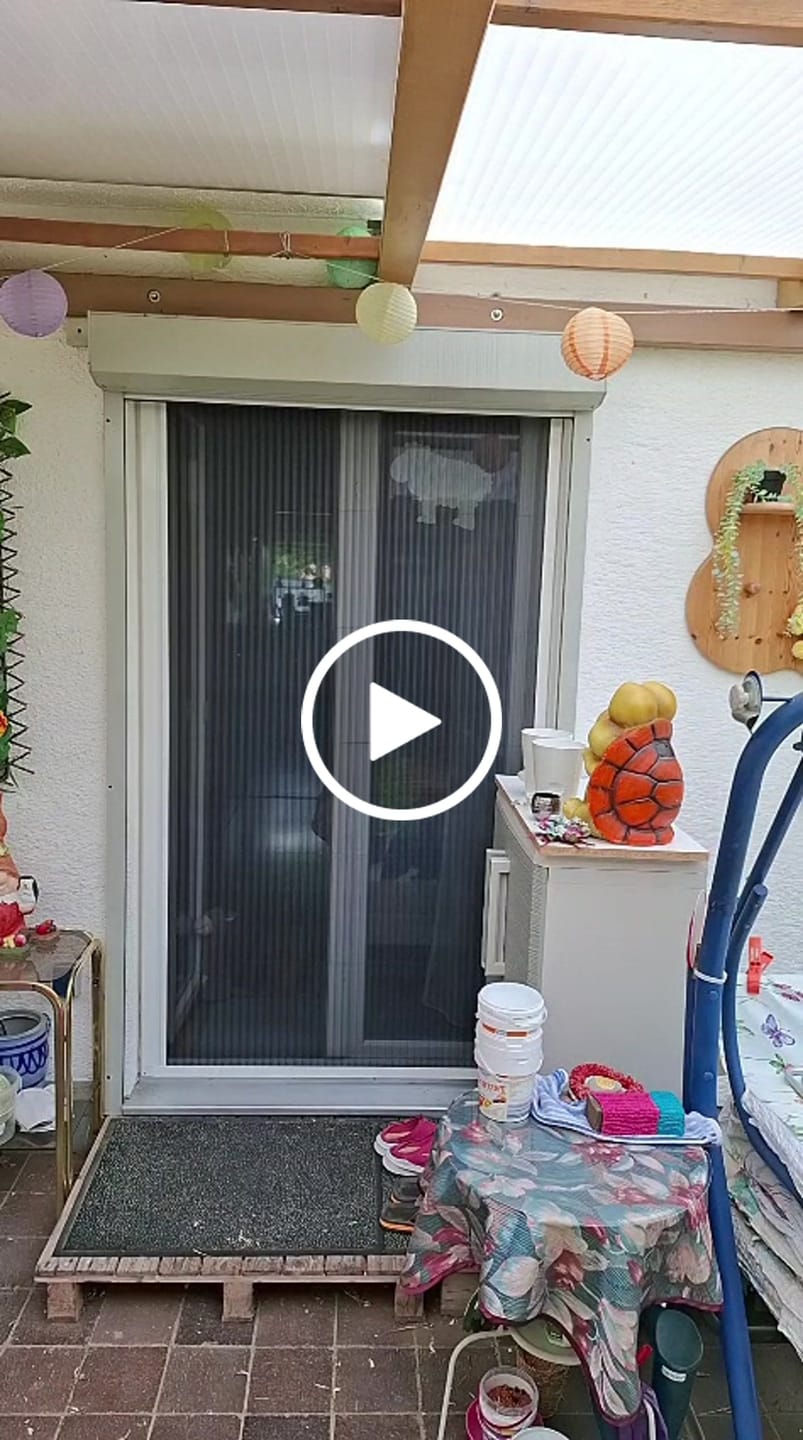 Customer video review of Fliegengitter zum Schieben