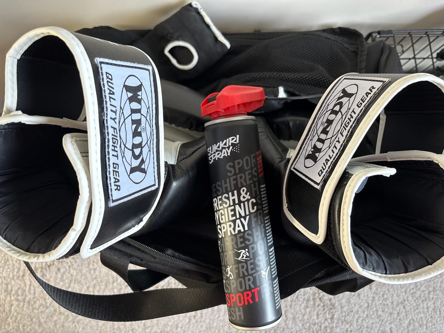 Customer photo review of Desinfecterende spray bokshandschoenen Sukkiri
