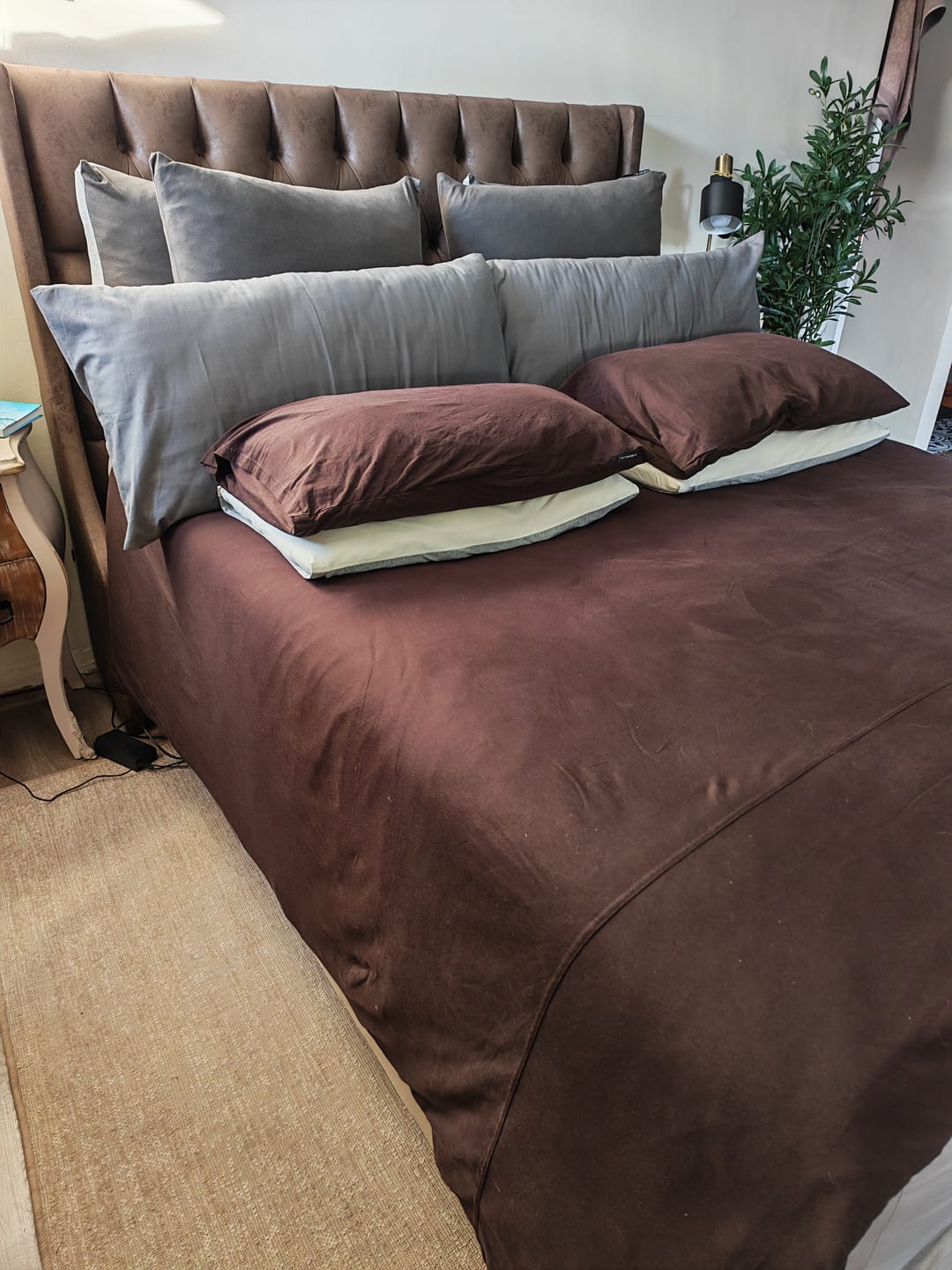 Customer photo review of Duvet Cover Set - Umber