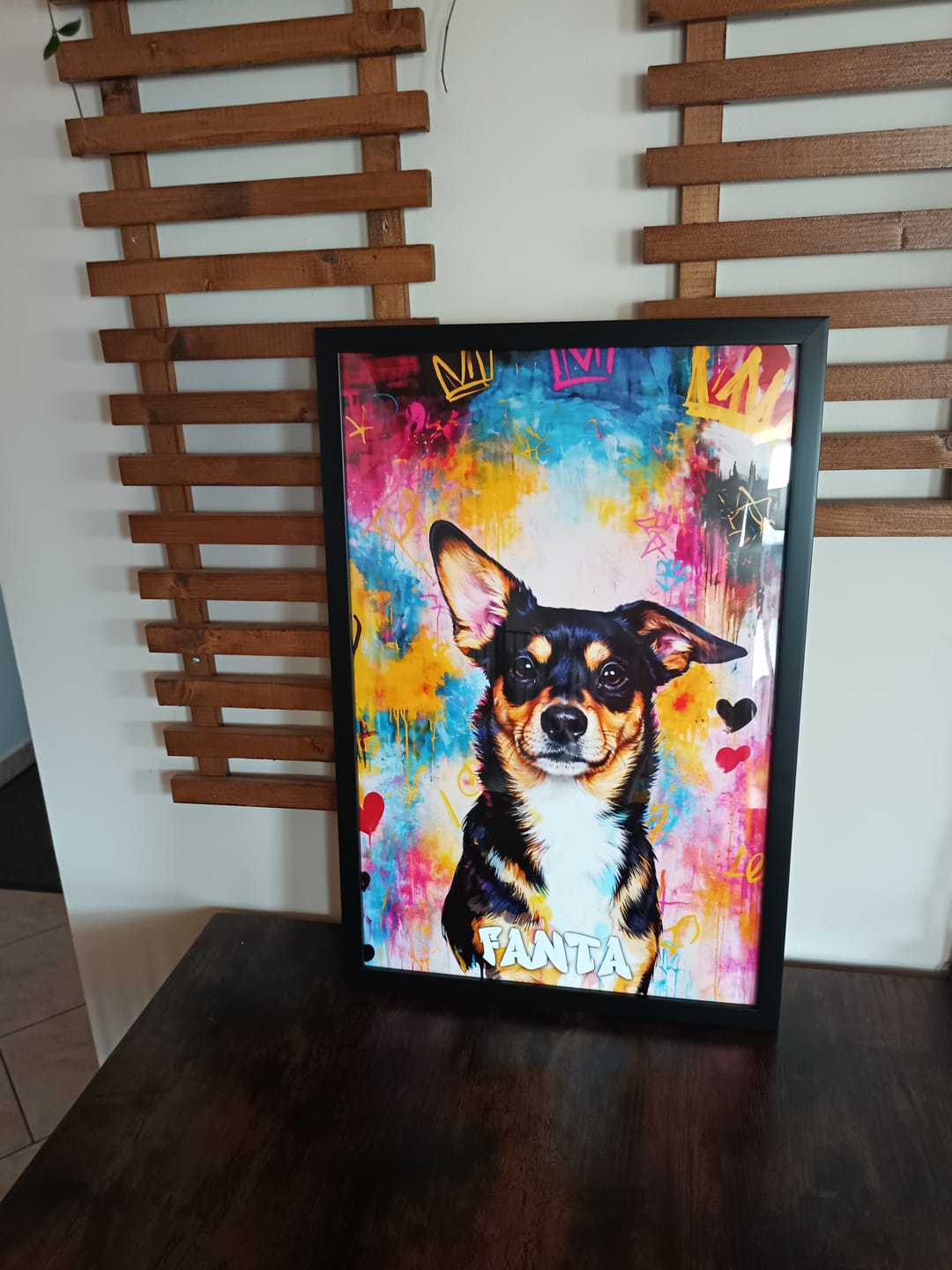 Customer photo review of Le graffiti - Poster personnalisé