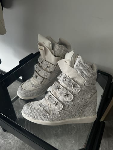 Customer photo review of Y2K High-Top Platform Boots