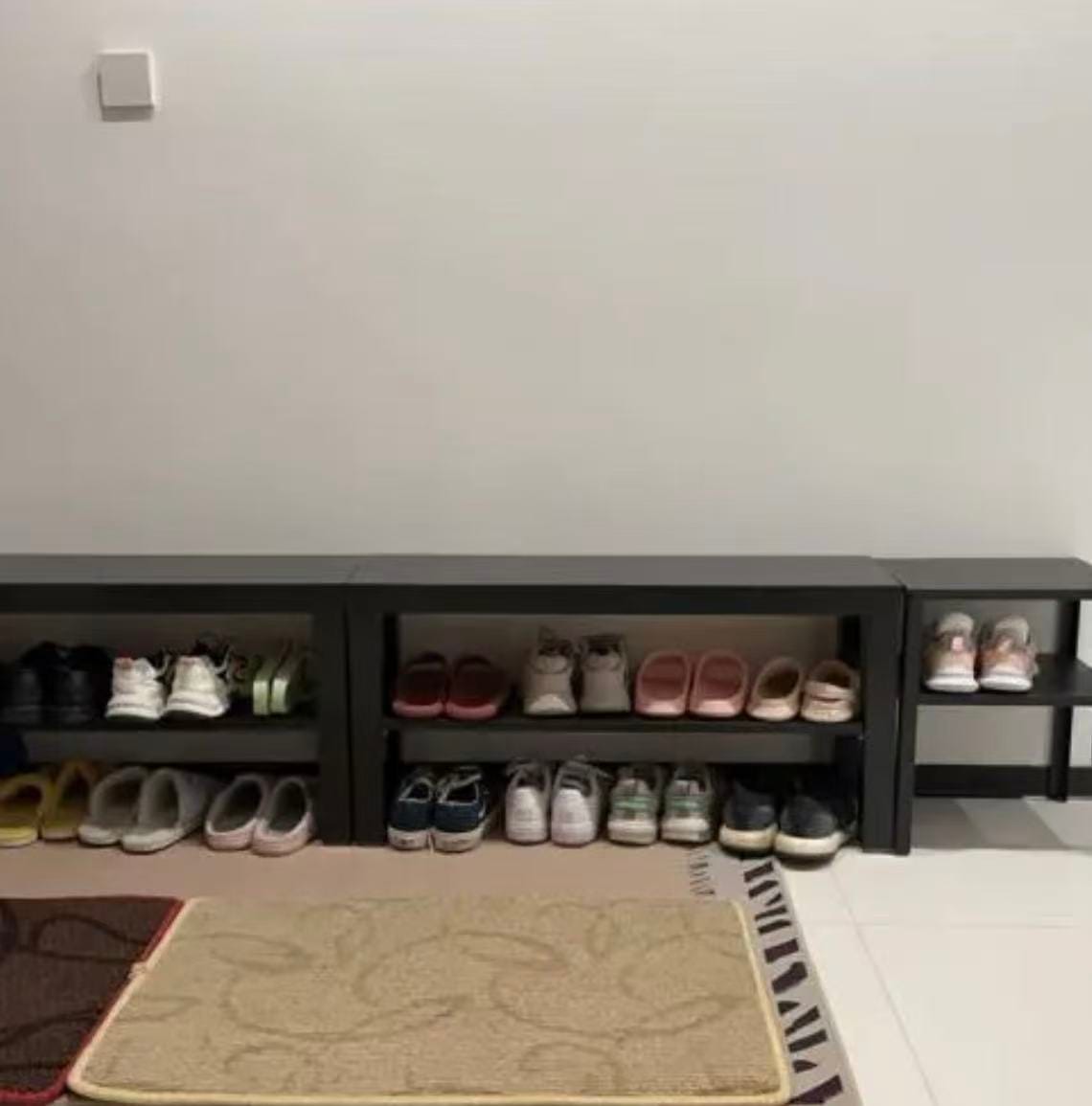Customer photo review of Novara 0.9m Side Table/TV Unit Modern Multi-Purpose Storage Console, Shoe Rack & Entryway Table