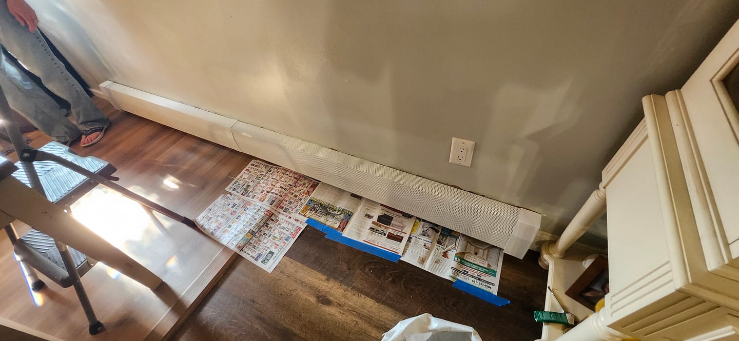 Customer photo review of STANDARD 7 1/2" Height - WHITE Cover Kit - 2 CLOSED Endcaps