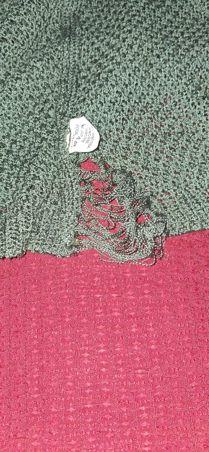 Customer photo review of Clara Khaki Knit Cardigan