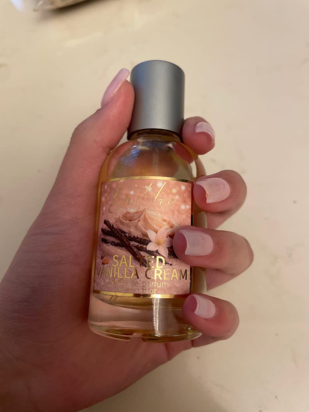 Customer photo review of Salted Vanilla Cream Perfume