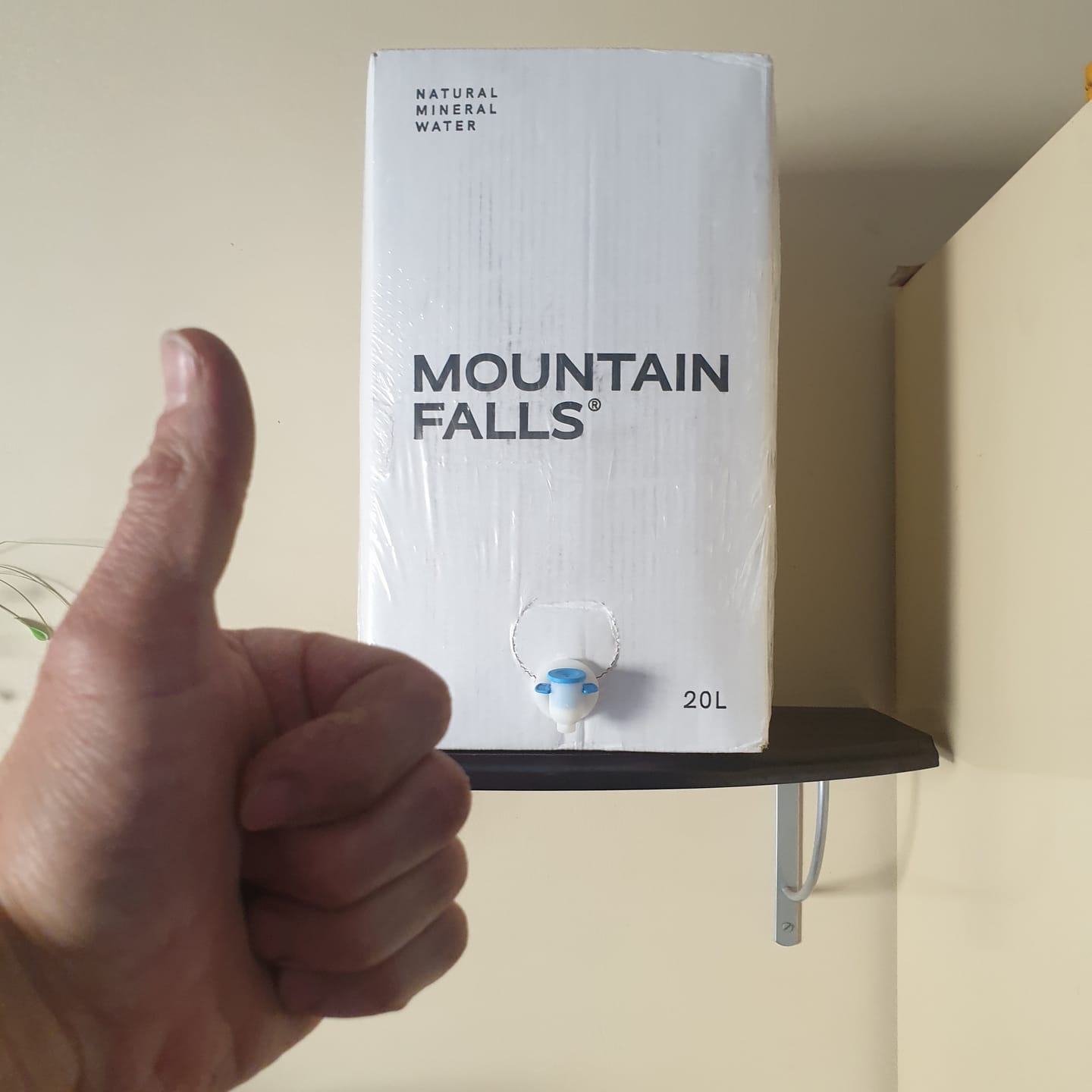 Customer photo review of AcquaBox by Mountain Falls 10L – STILL Mineral Water (on tap Bag-in-Box)