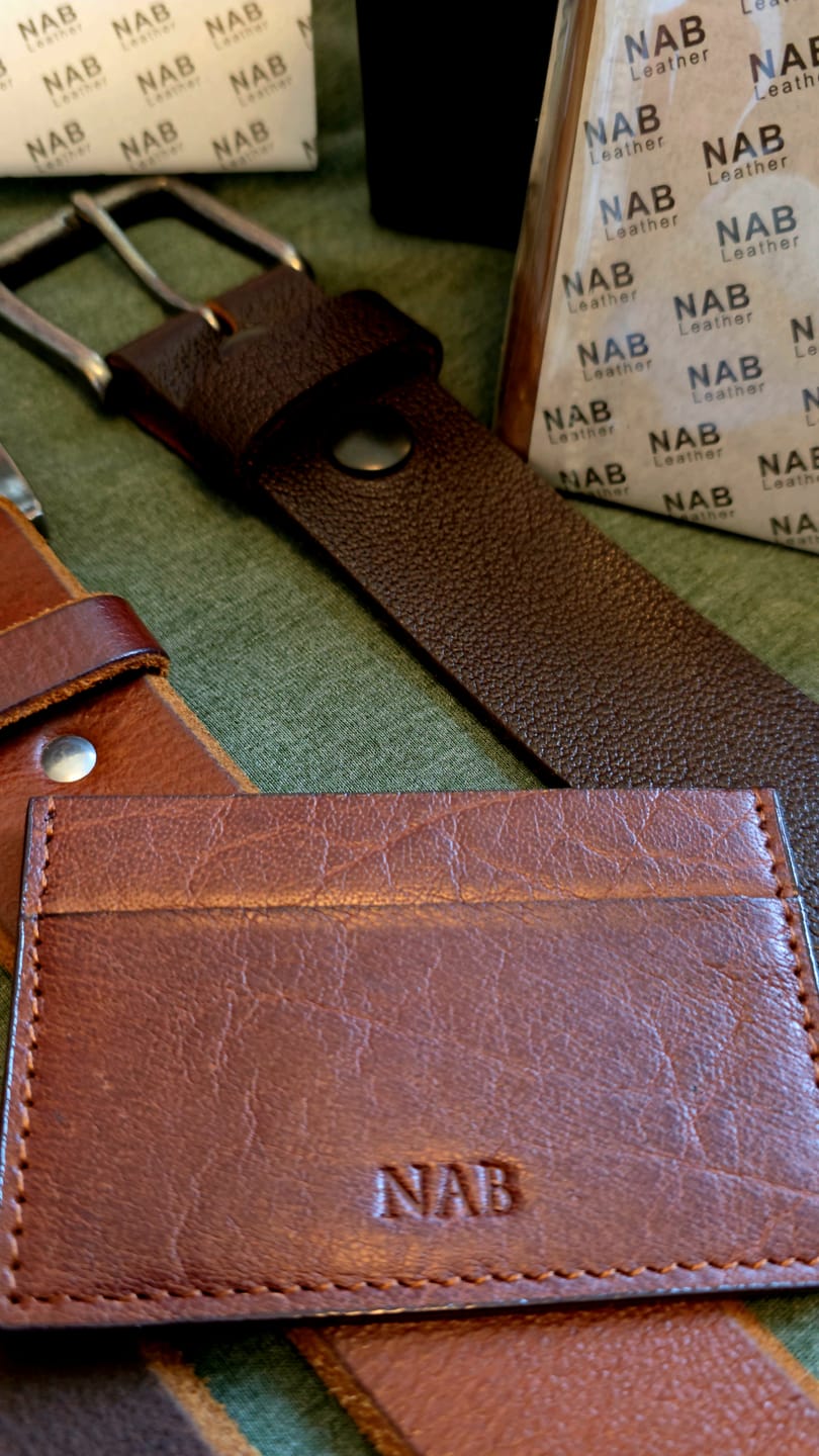 Customer photo review of The Maverick Belt - Extra Thick 100% American Pebble Grain Bison Leather Belt