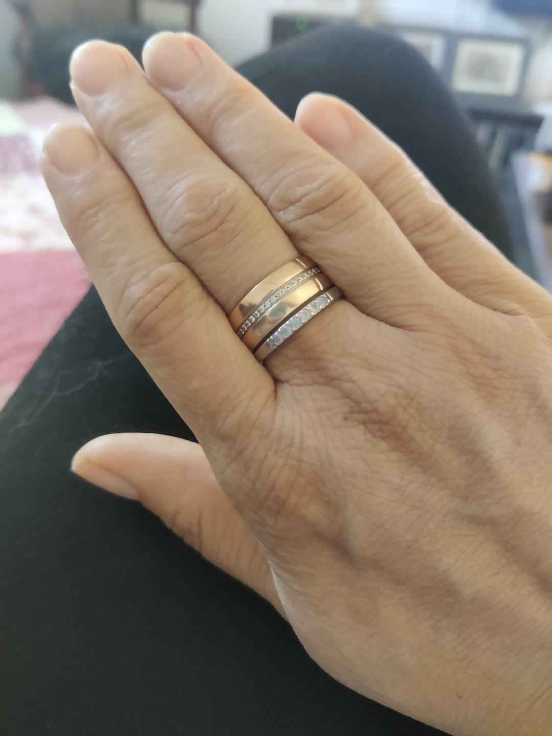 Customer photo review of Mondstein Ring - Dezent
