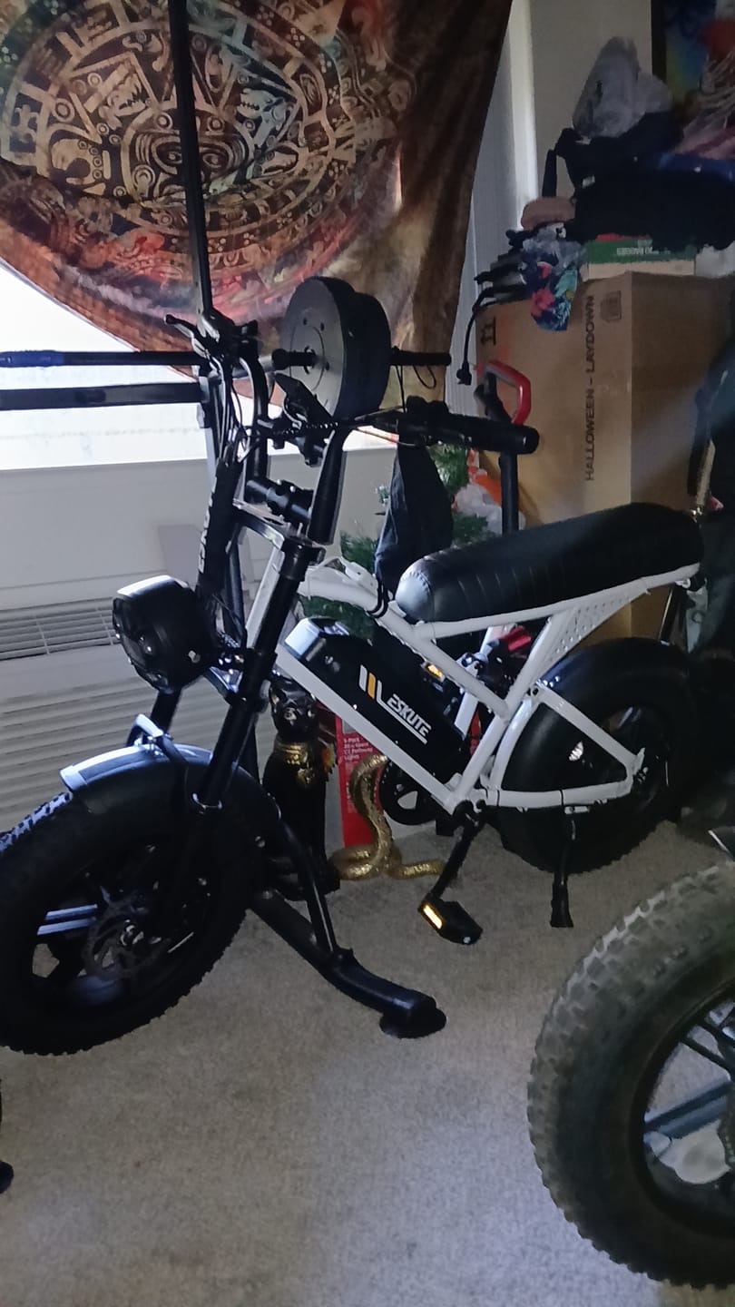 Customer photo review of Eskute® V100 16*4.0" Electric Bike for Kids&Teens