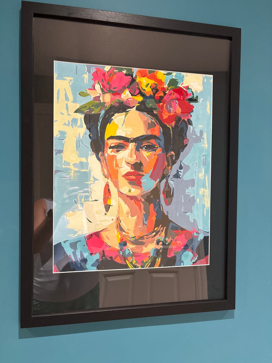 Customer photo review of Expressive Frida | Paint by Number