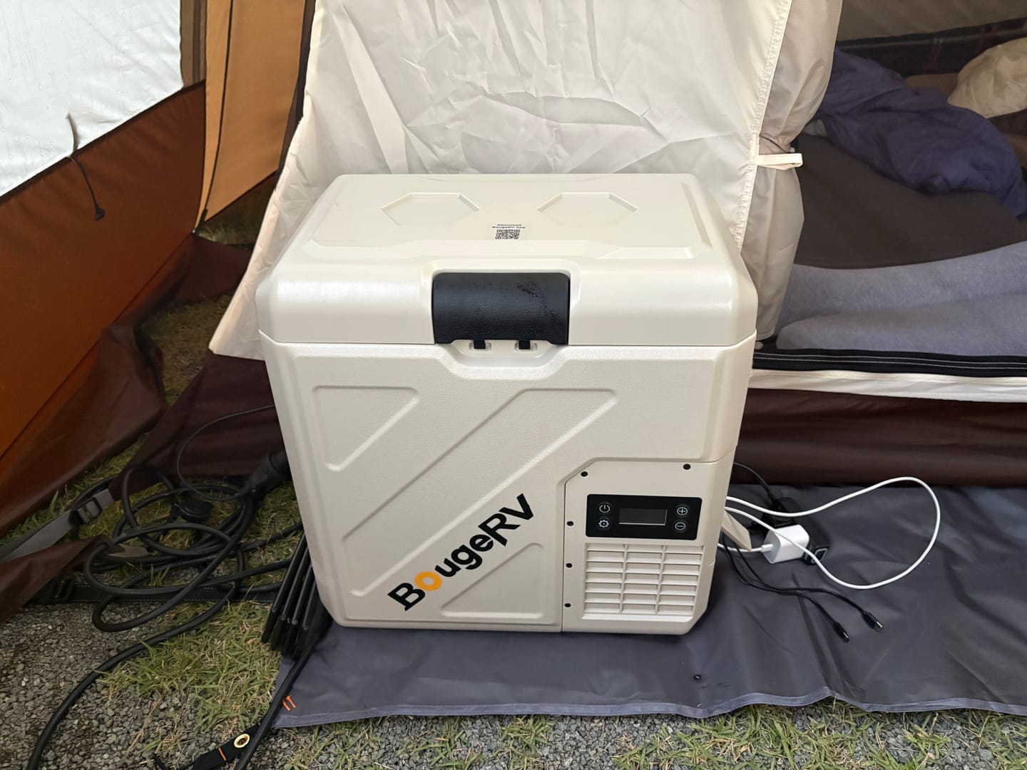 Customer photo review of BougeRV CRH20 ポーダブル冷蔵庫 20L カーキ (専用バッテリー付属)